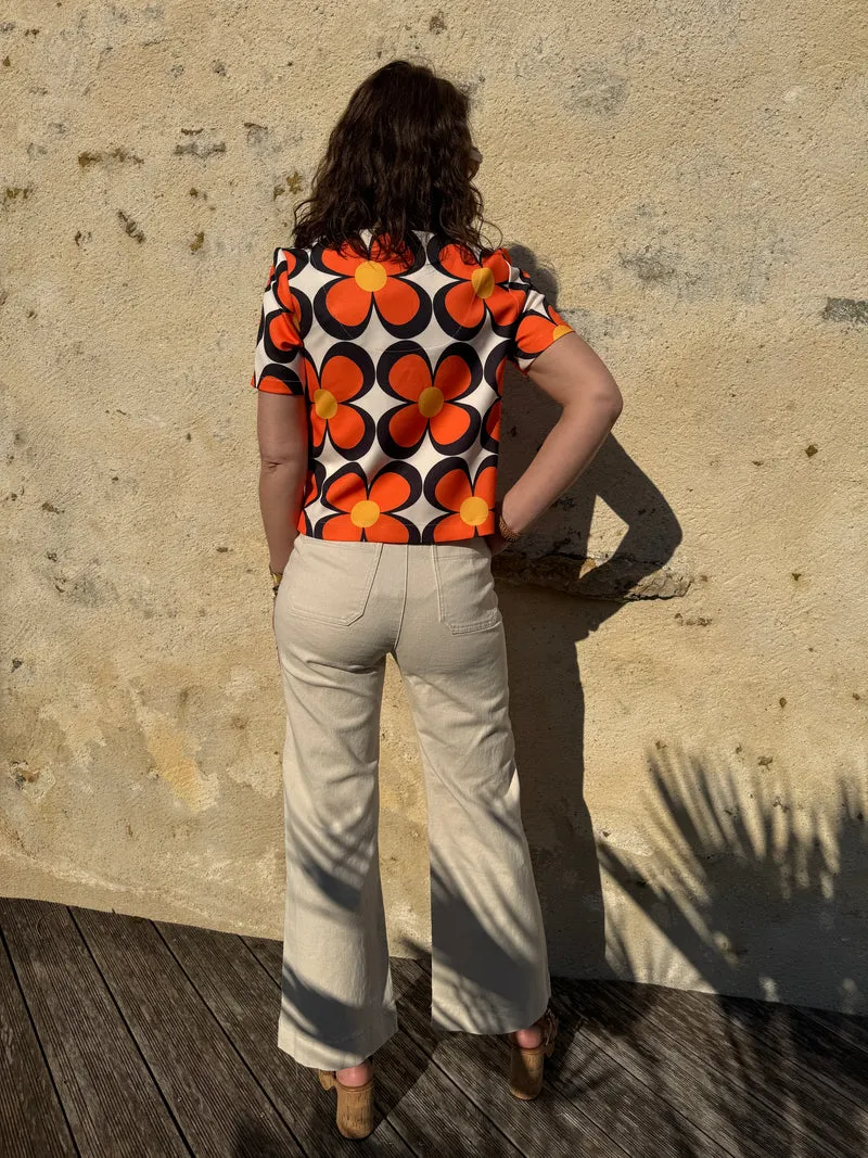 Top SEVENTIES n°107 orange Hippocampe