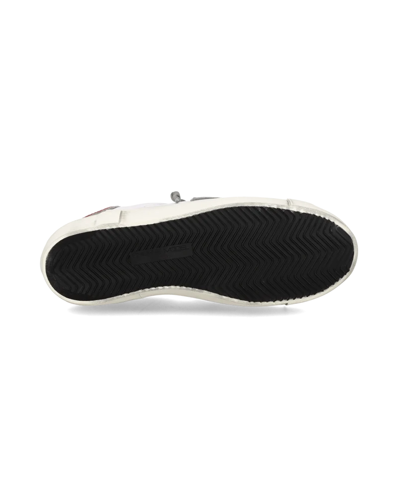 Sneakers Prsx Men, White Burgundy