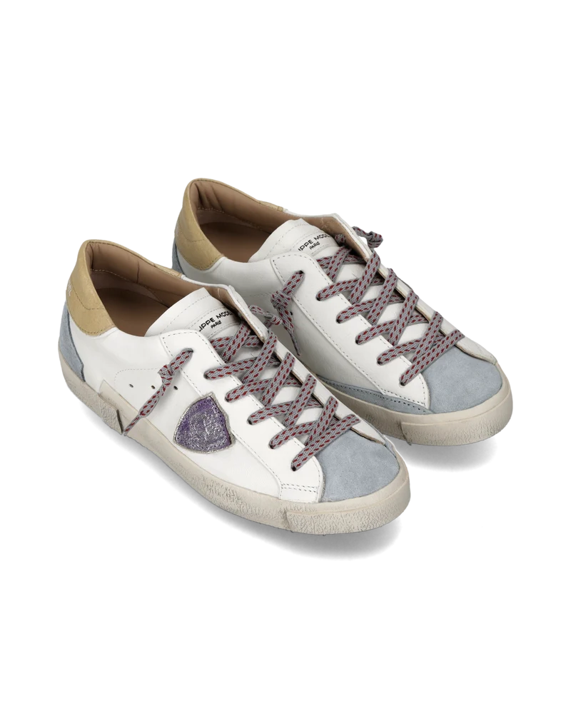 Sneakers Prsx Women, White Avio Mustard