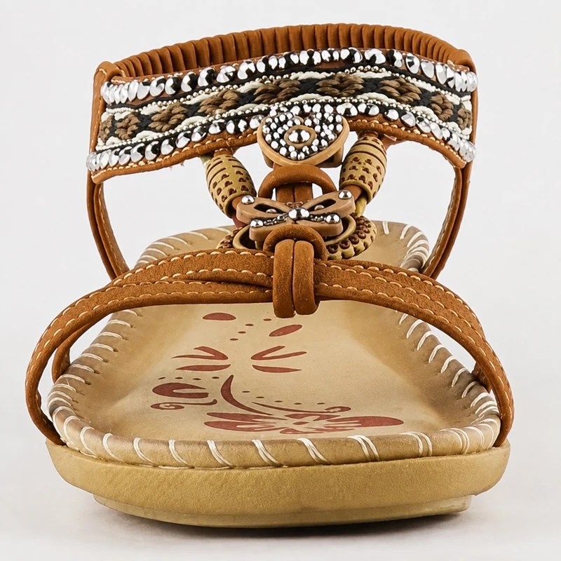 Bohemian Style Women's Sandal with Elastic Band