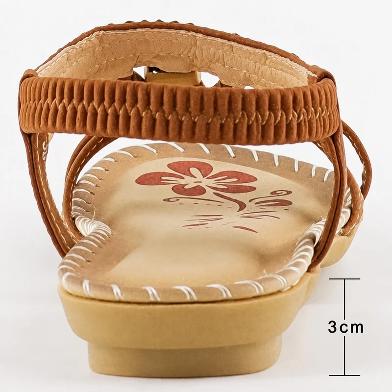 Bohemian Style Women's Sandal with Elastic Band