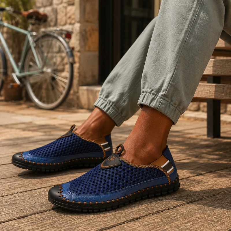 Men's Breathable Moccasin Style Hiking Sandals