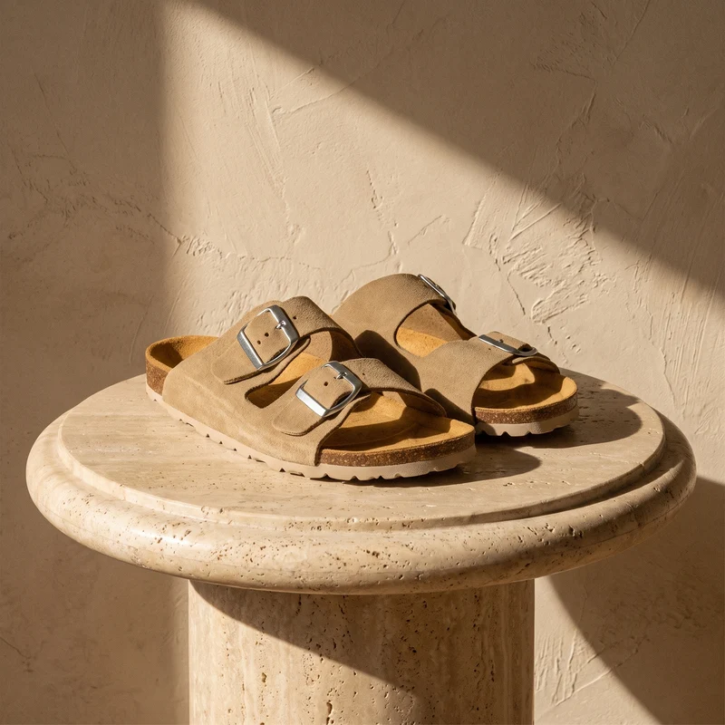 LAURIANE BEIGE SUEDE