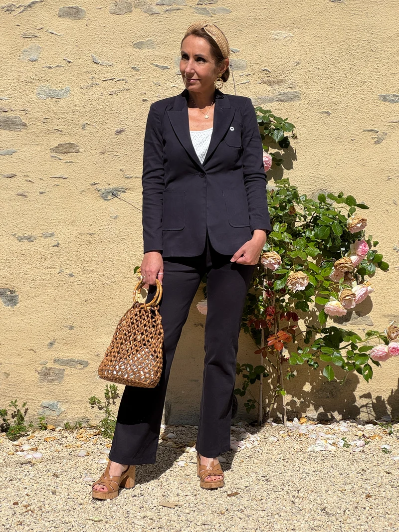 Veste marine WOOD STOCK DAISY Hippocampe