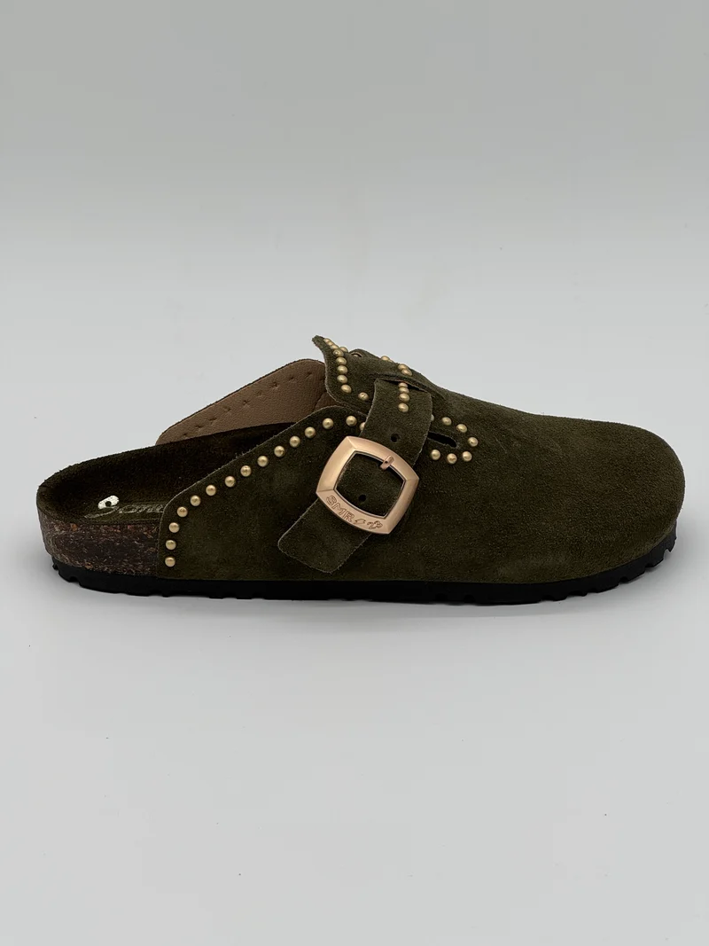 Sabots kaki safari AMELIA Semerdjian