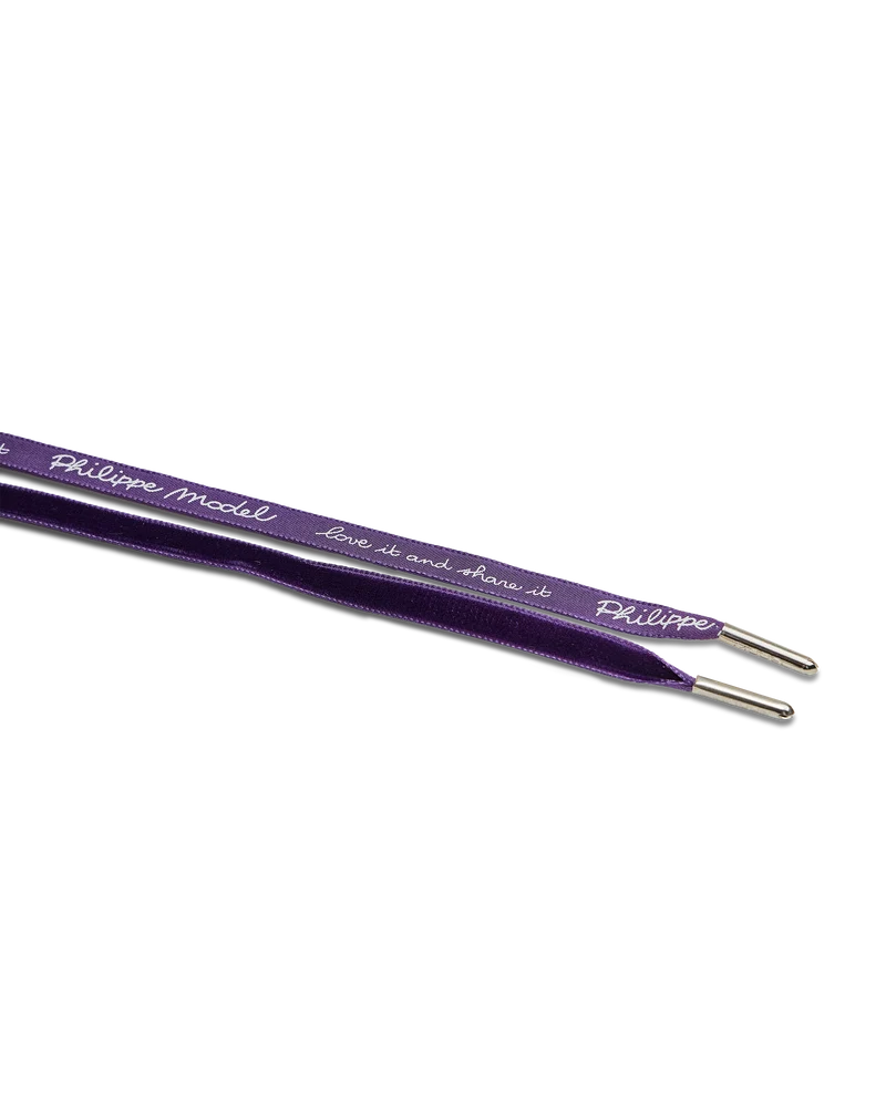 Women's Laces in Velvet, Purple