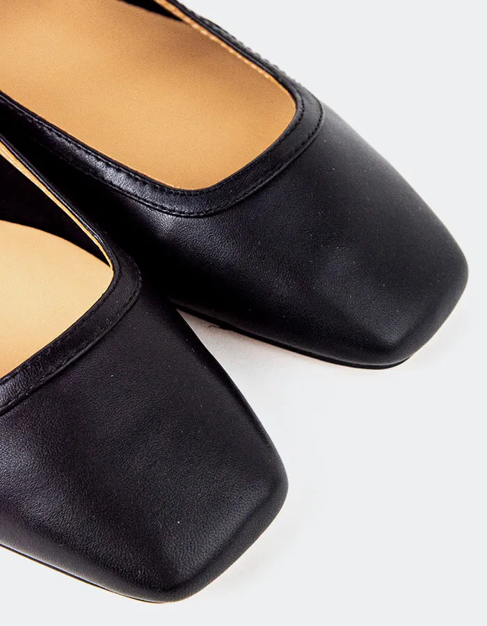 Auguste Black Leather