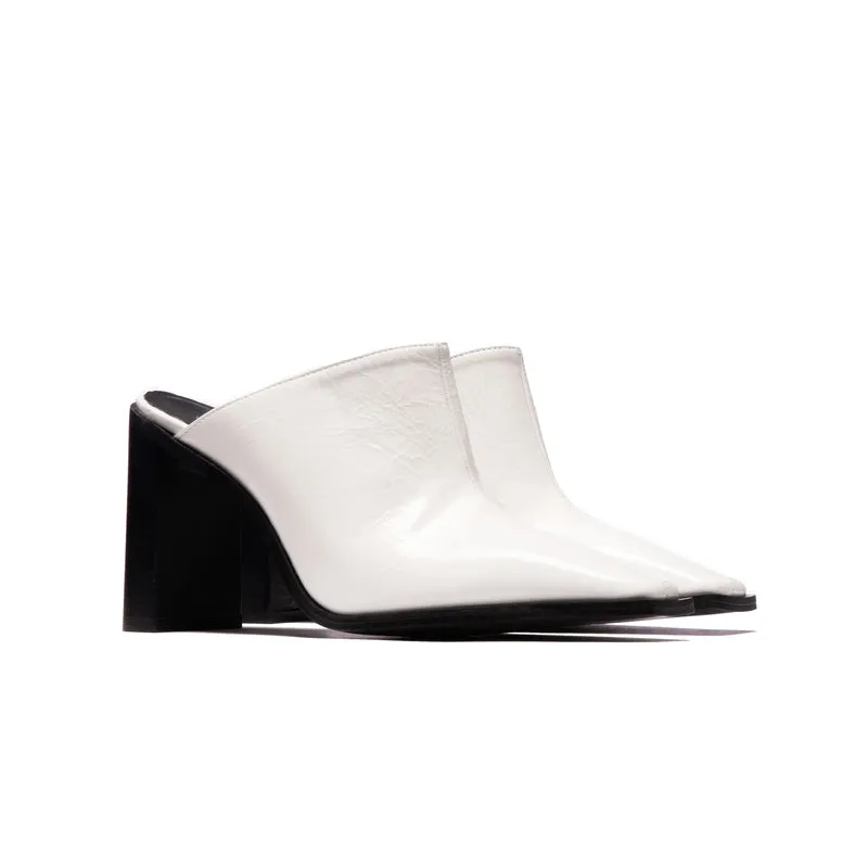 Sonia White Leather