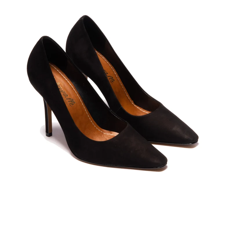 Prissy Black Nubuck