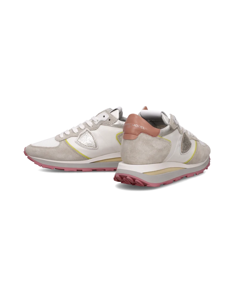 Sneakers Tropez Haute Running Women, White Pink