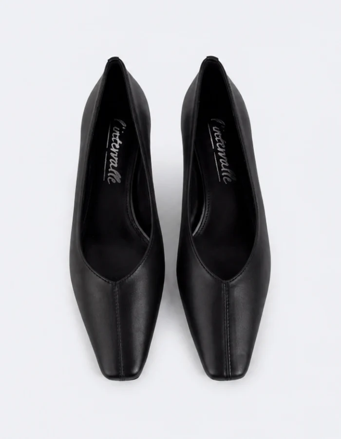 Urbane Black Leather