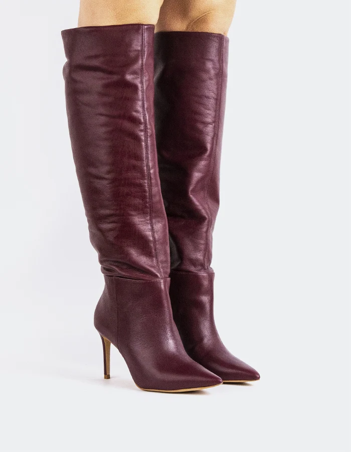 Leilani Burgundy Leather