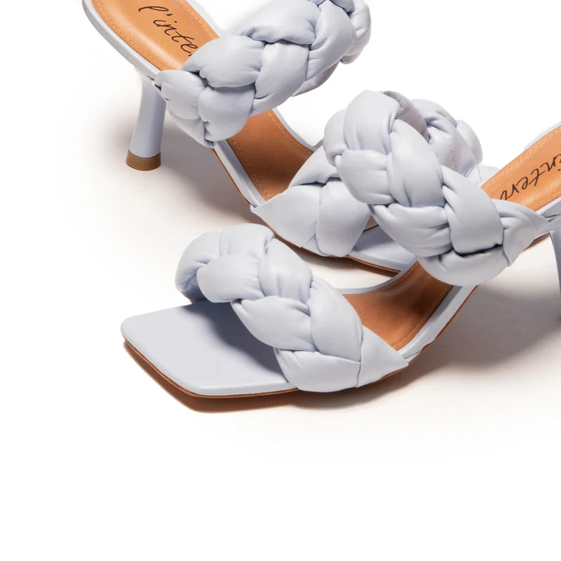 Alecka Blue Leather