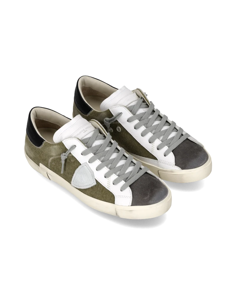 Sneakers Prsx Men, Military Green Grey