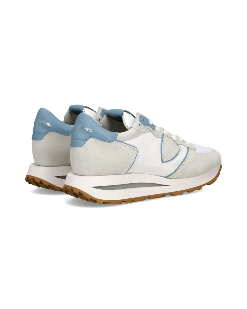 Sneakers Tropez Haute Men, White Avio Grey