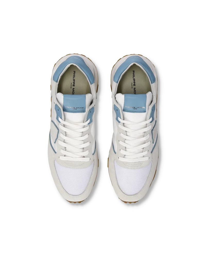 Sneakers Tropez Haute Men, White Avio Grey