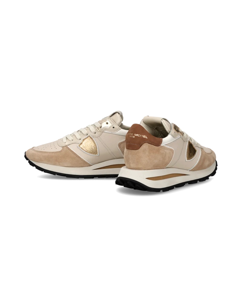 Sneakers Tropez Haute Women, Beige Sand Brown