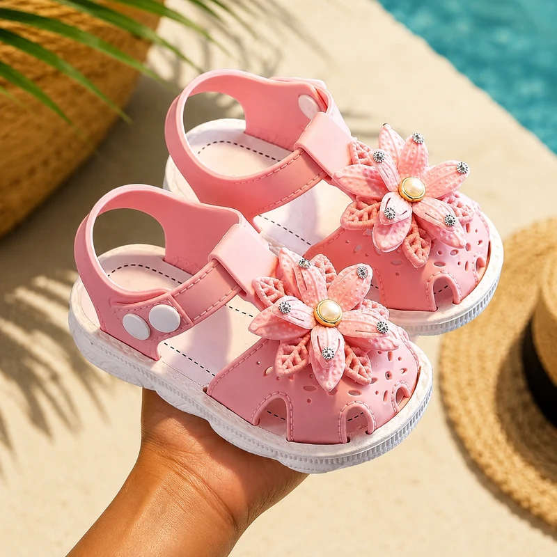 Girls' Non-Slip and Breathable Sandal
