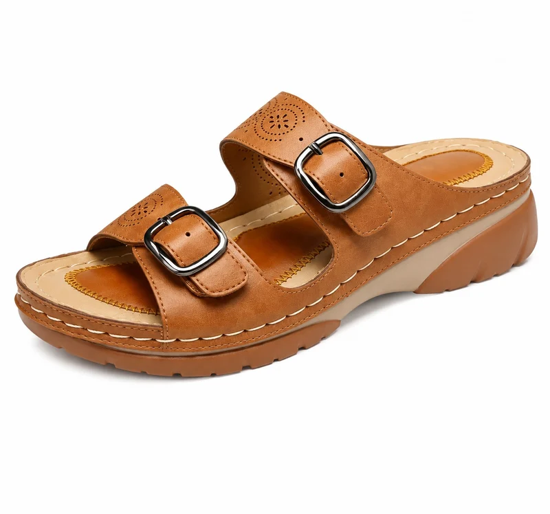 Women's Orthopedic Sandals with Two Straps