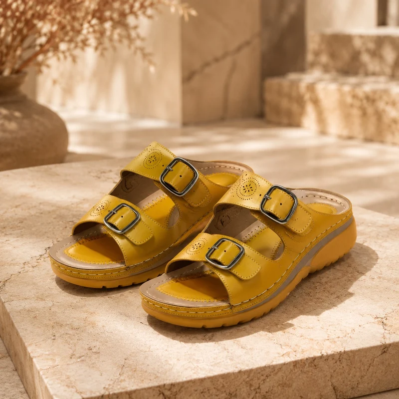 Women's Orthopedic Sandals with Two Straps