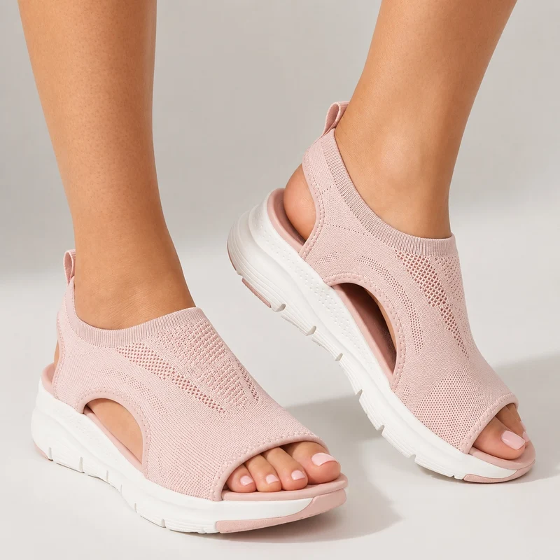 Women's Orthopedic Sandal with Wedge Sole