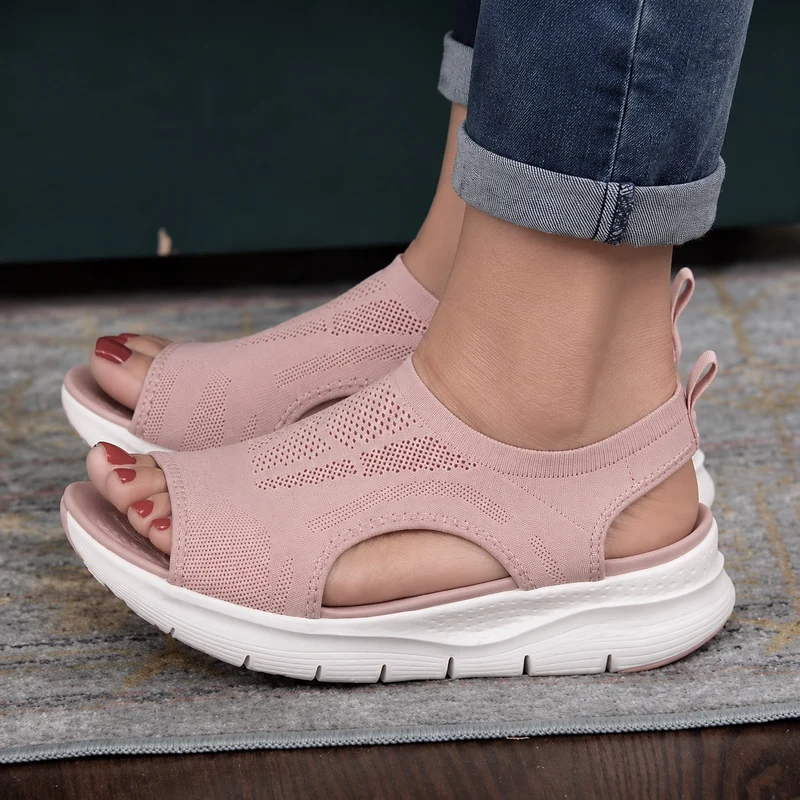 Women's Orthopedic Sandal with Wedge Sole