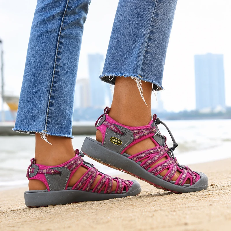 Breathable and sturdy women's hiking sandals