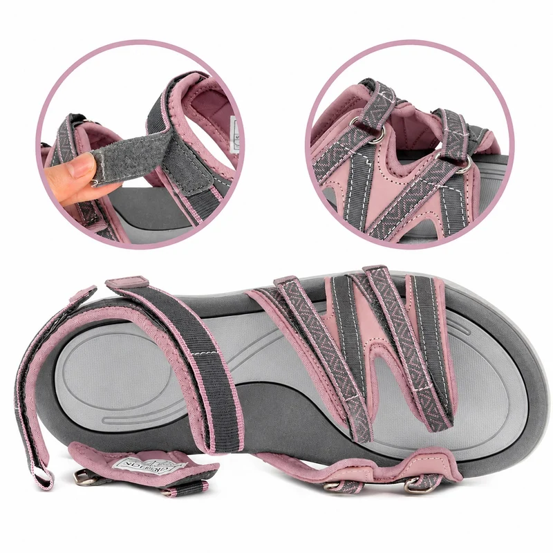Women's Hiking Sandals with Velcro Straps
