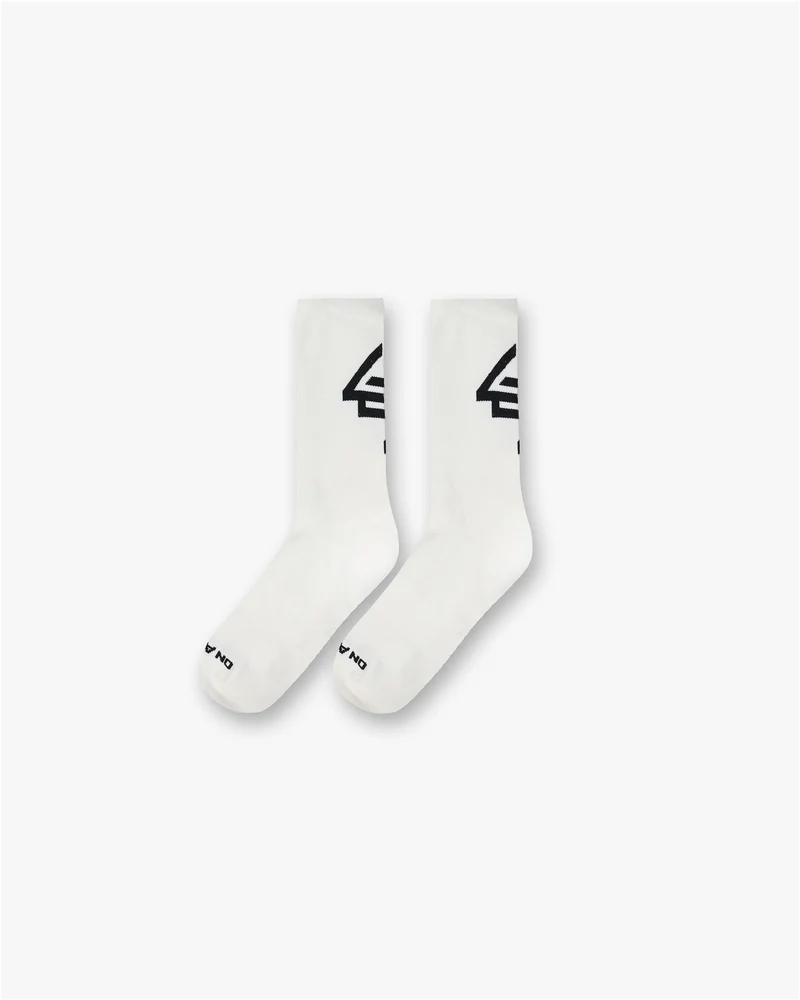 247 Race Sock 2 Pack - White