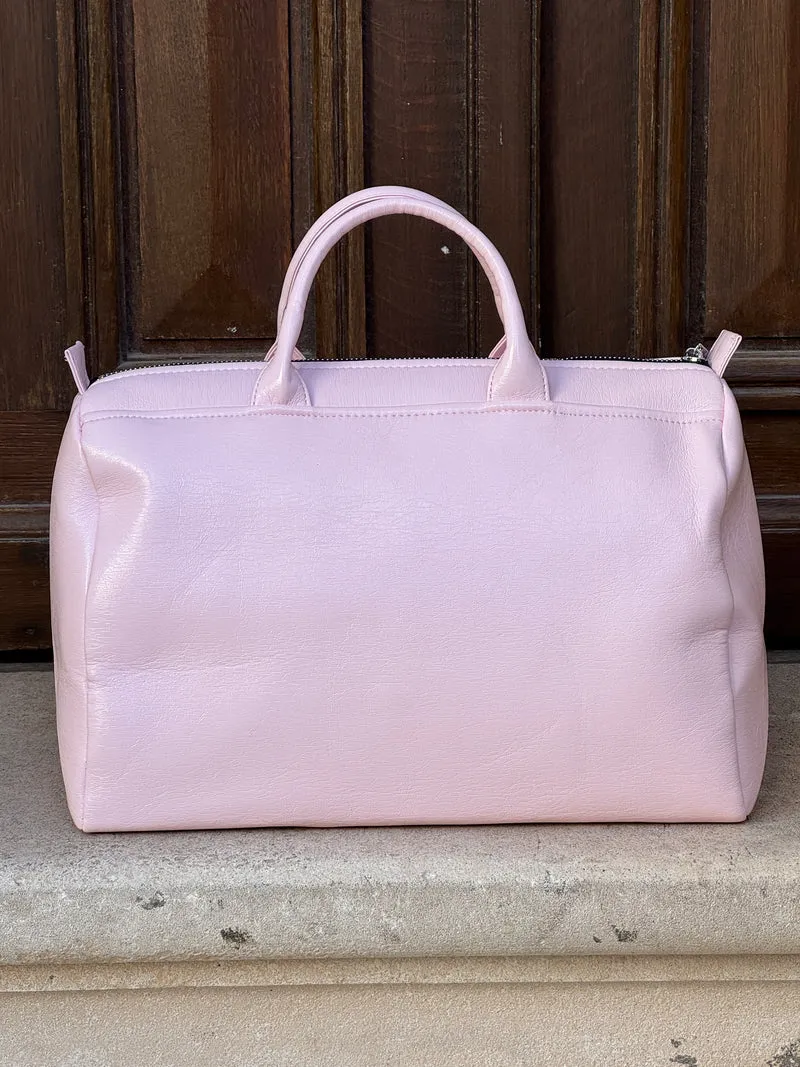 Sac en vinyle rose bonbon BOWLING Hippocampe