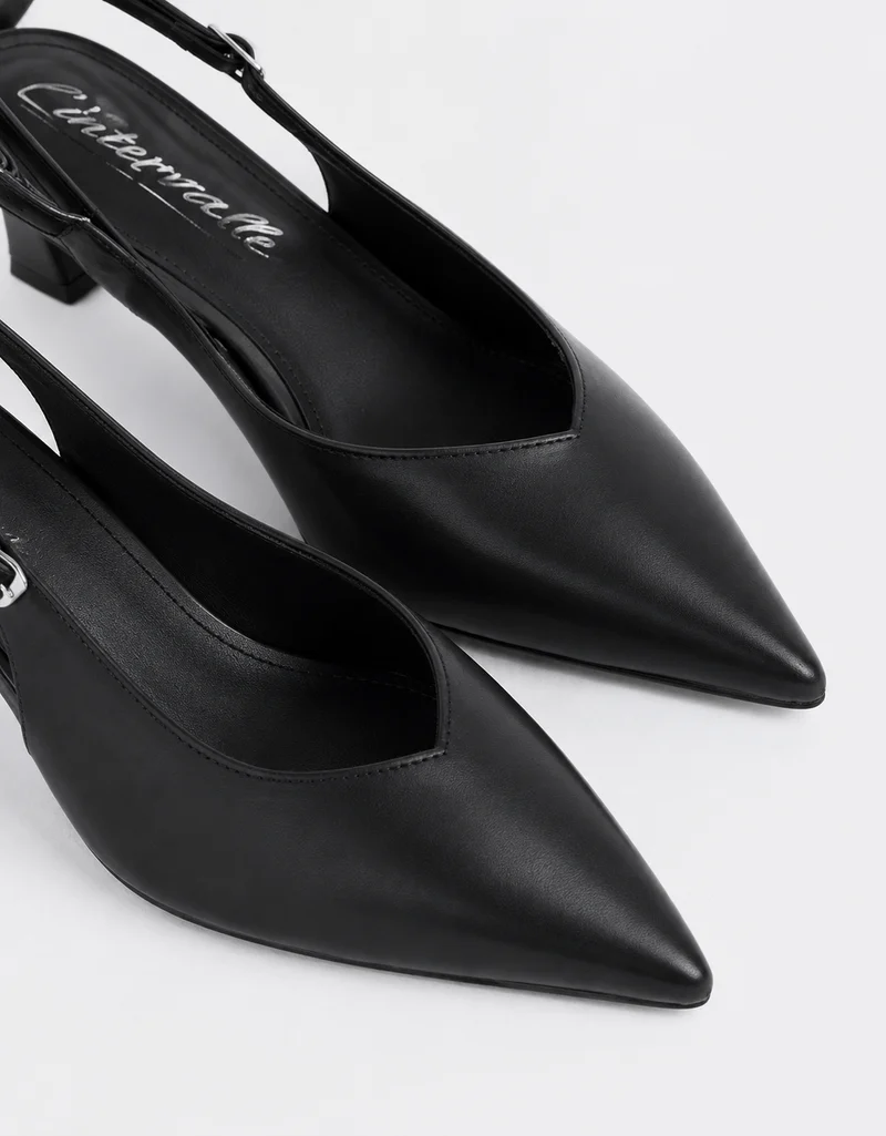 Marrah Black Leather