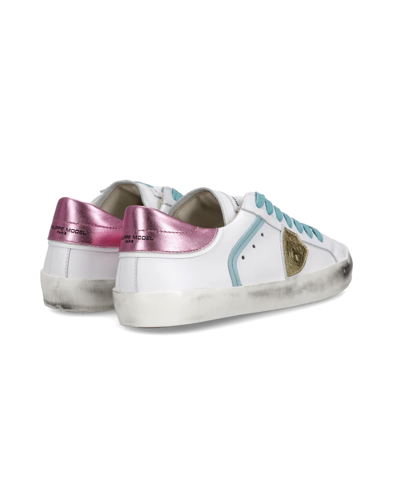 Sneaker Prsx Junior, White Pink Light Blue