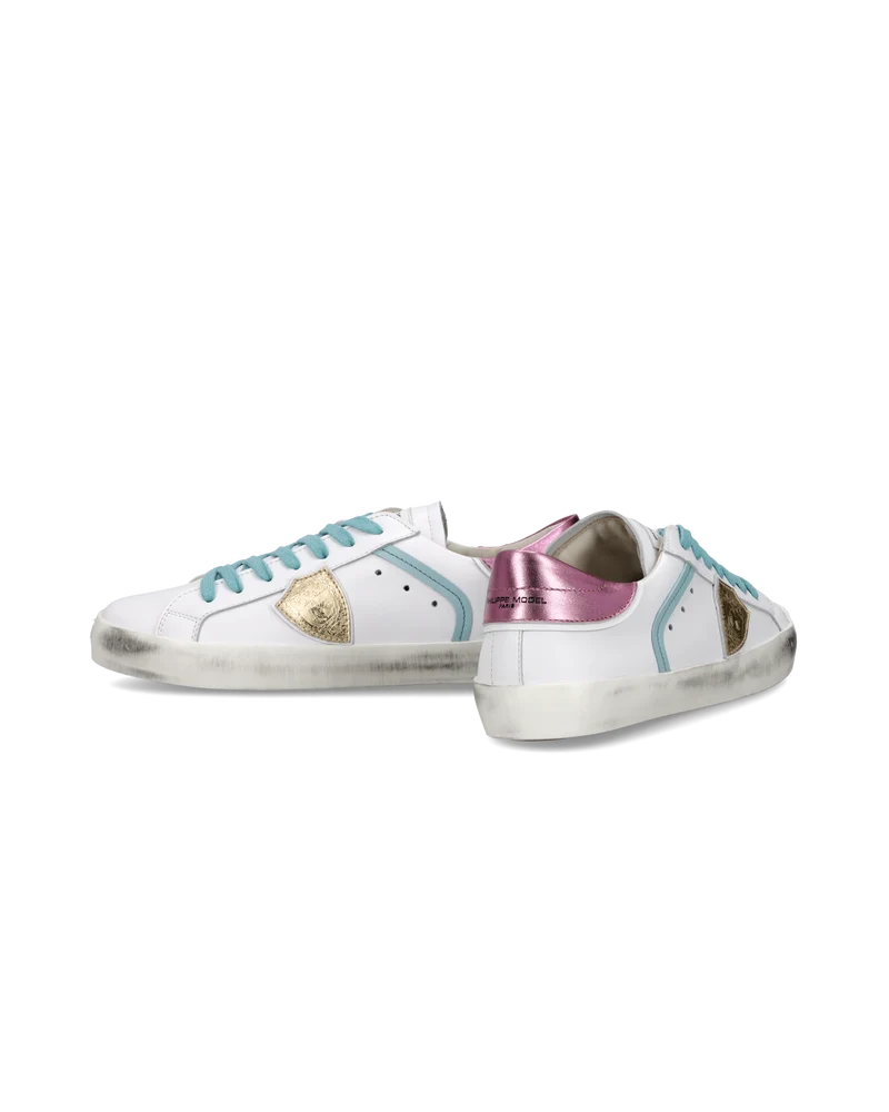 Sneaker Prsx Junior, White Pink Light Blue