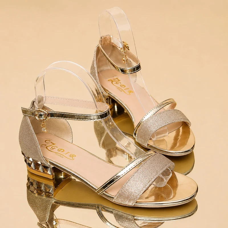 Luxurious Golden Wedding Women's Sandal