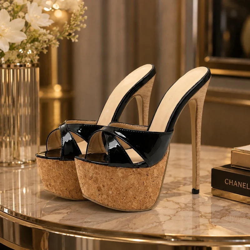 Women's High Heel Sandals Platform and Open Style