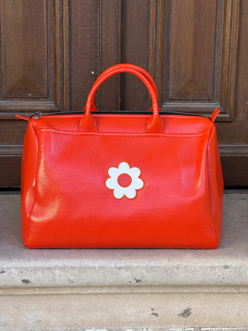 Sac en vinyle orange BOWLING Hippocampe