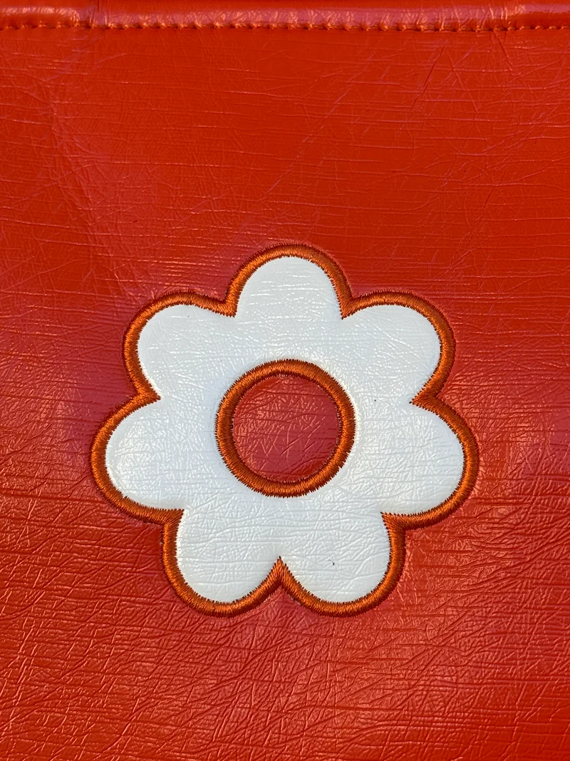 Sac en vinyle orange BOWLING Hippocampe