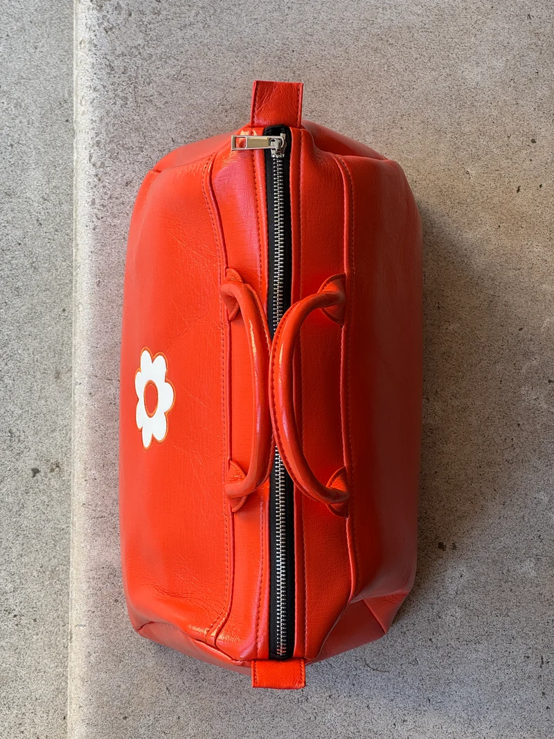 Sac en vinyle orange BOWLING Hippocampe