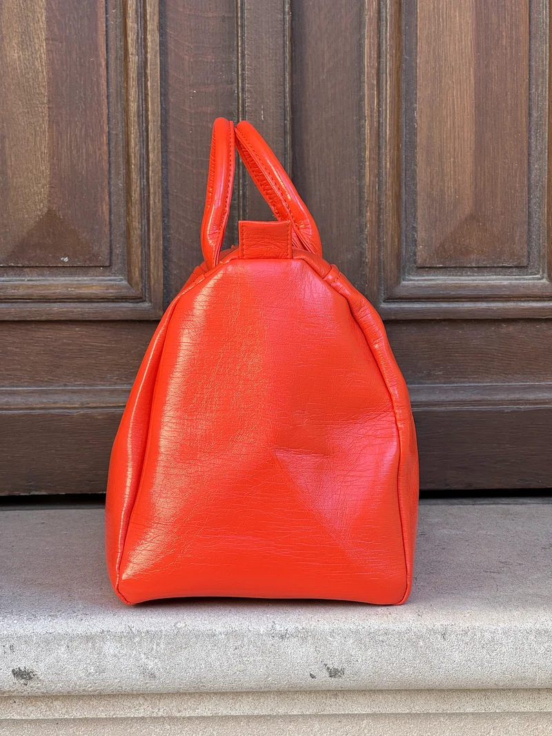 Sac en vinyle orange BOWLING Hippocampe