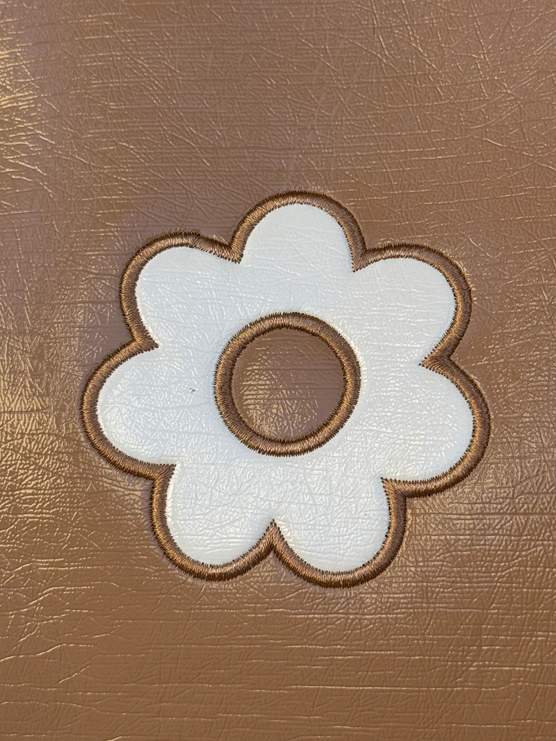 Sac en vinyle beige BOWLING Hippocampe