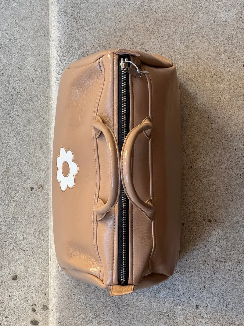 Sac en vinyle beige BOWLING Hippocampe