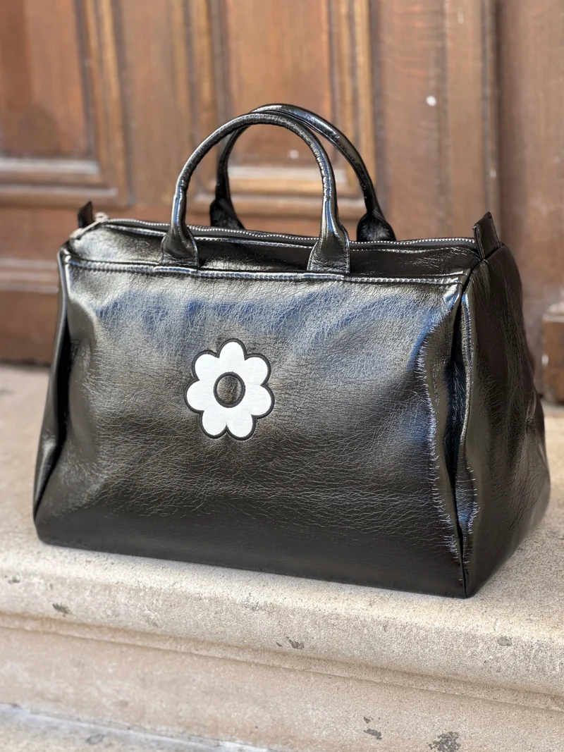 Sac en vinyle noir BOWLING Hippocampe