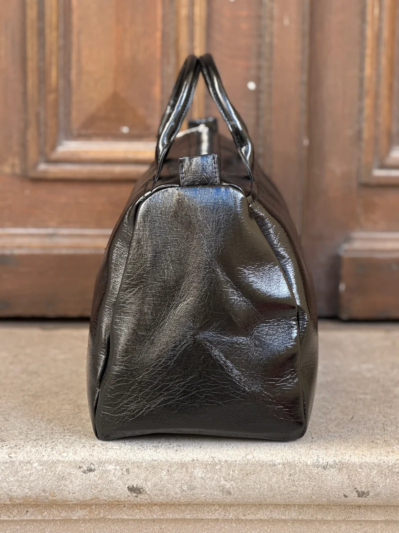Sac en vinyle noir BOWLING Hippocampe