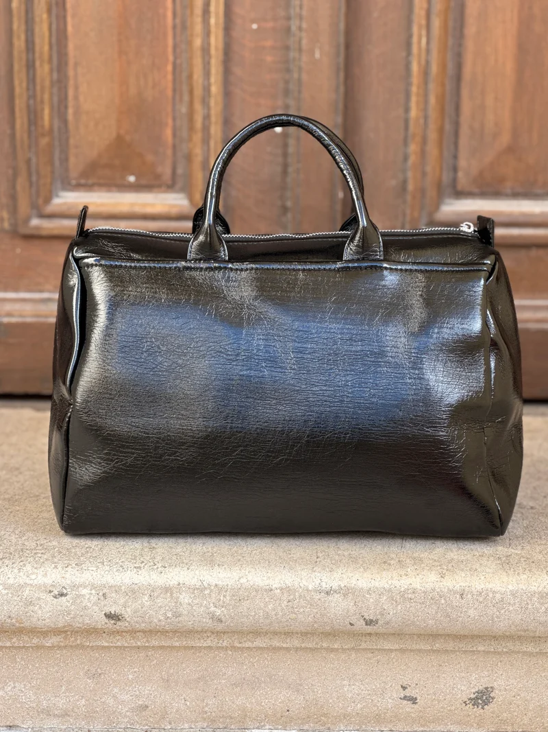 Sac en vinyle noir BOWLING Hippocampe