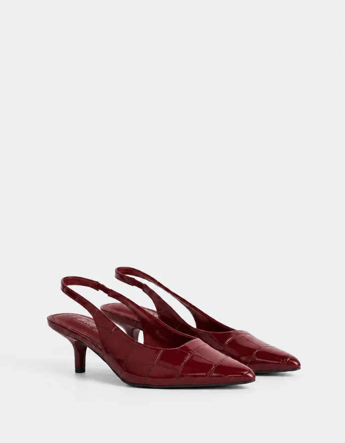 Rosie Burgundy Croco