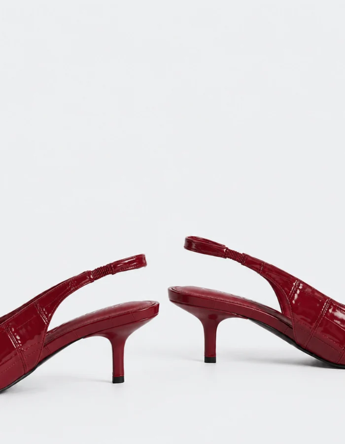 Rosie Burgundy Croco