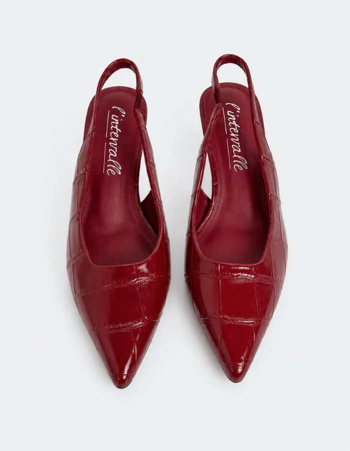 Rosie Burgundy Croco