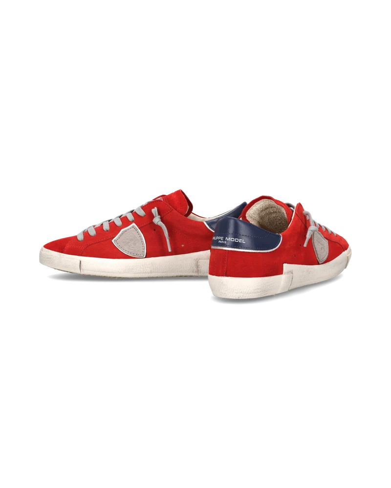 Sneakers Prsx Men, Red Grey