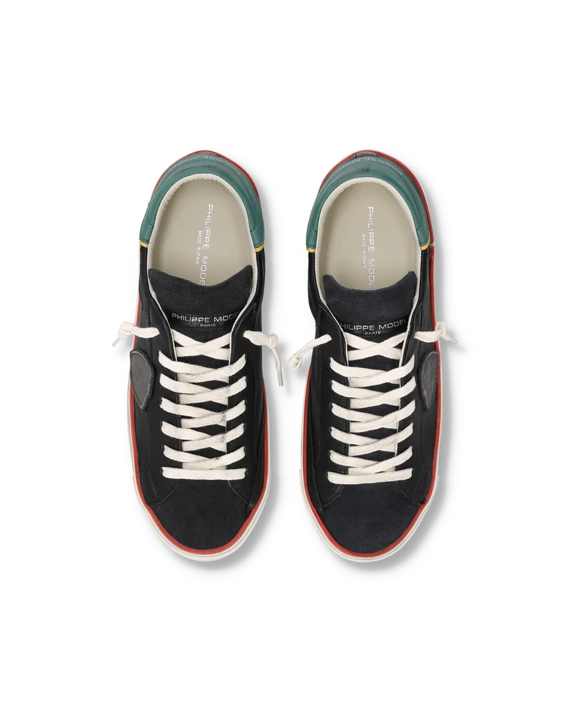 Sneakers Prsx Tennis Men, Black Bottle Green