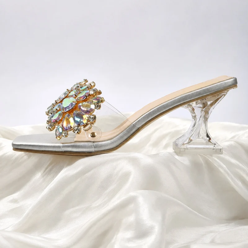 Silver Sandal Design and Luxurious
